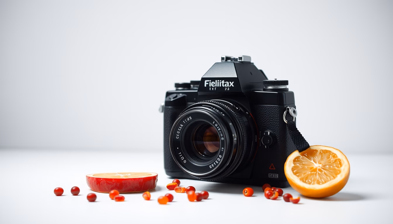 rolleiflex tlr vintage in editorial style