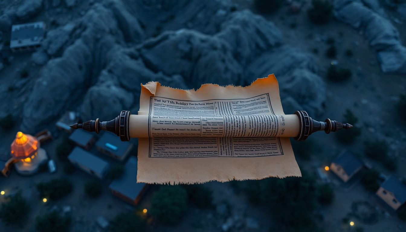 roman scroll papyrus in editorial style