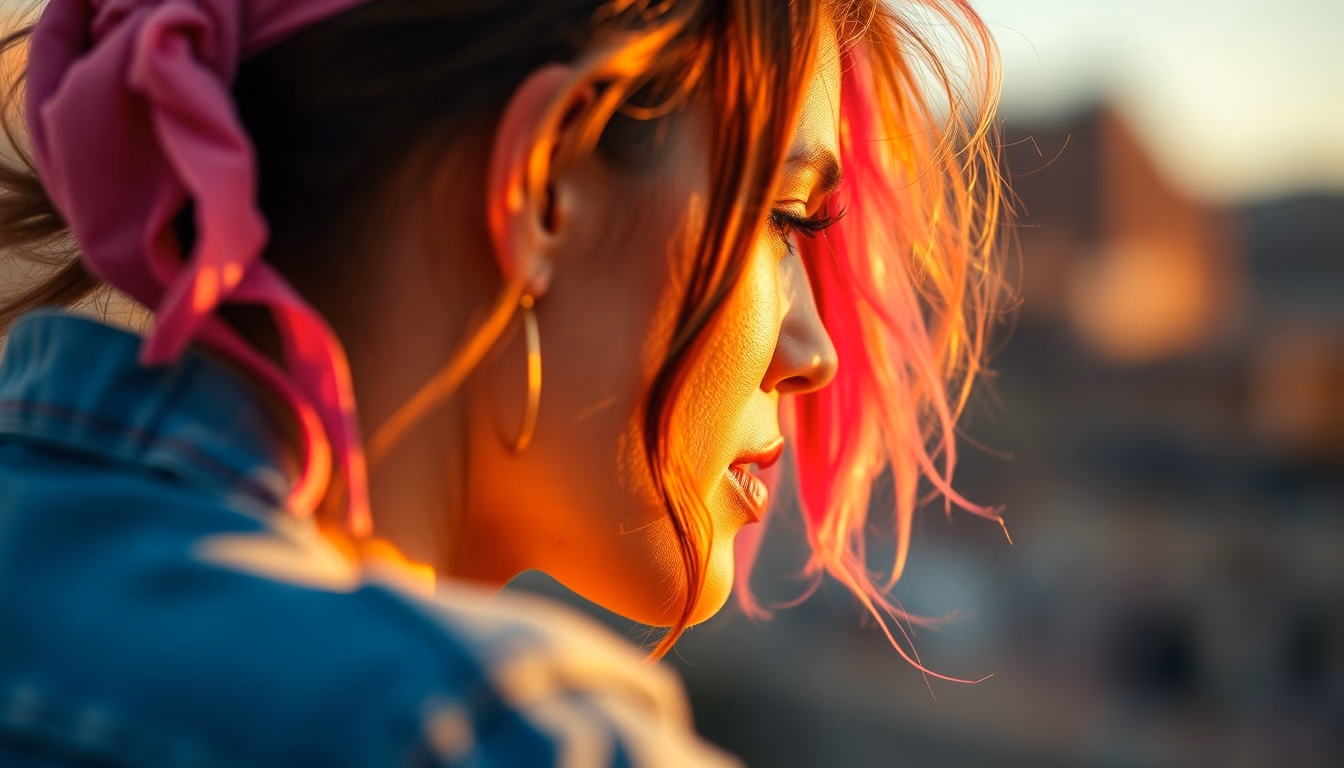 rose quartz pink in editorial style