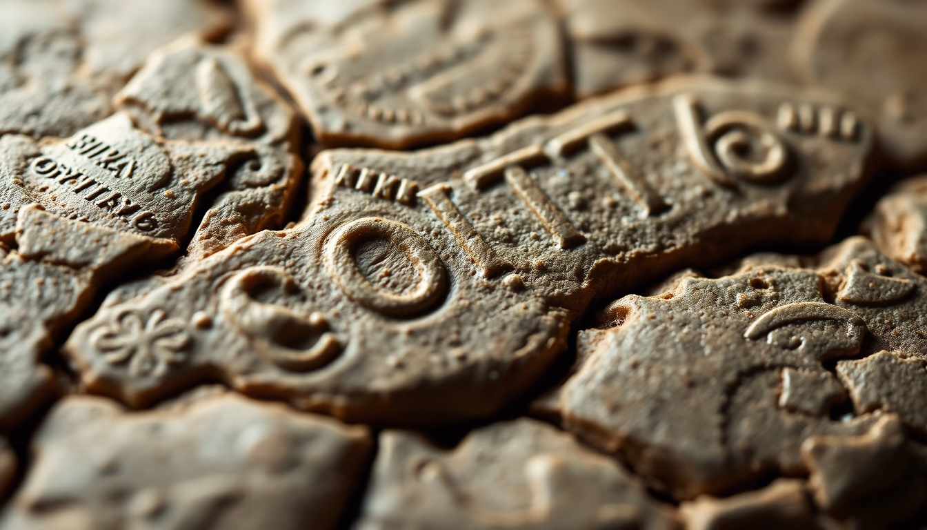 rosetta stone in editorial style