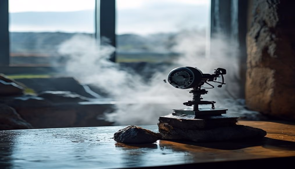 rotorua geothermal nz in editorial style