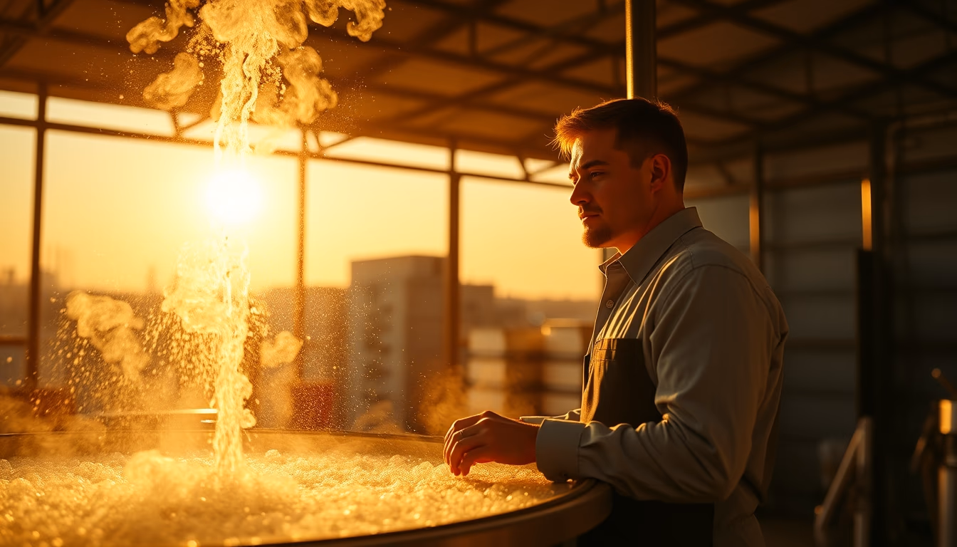 rotovap evaporator in editorial style