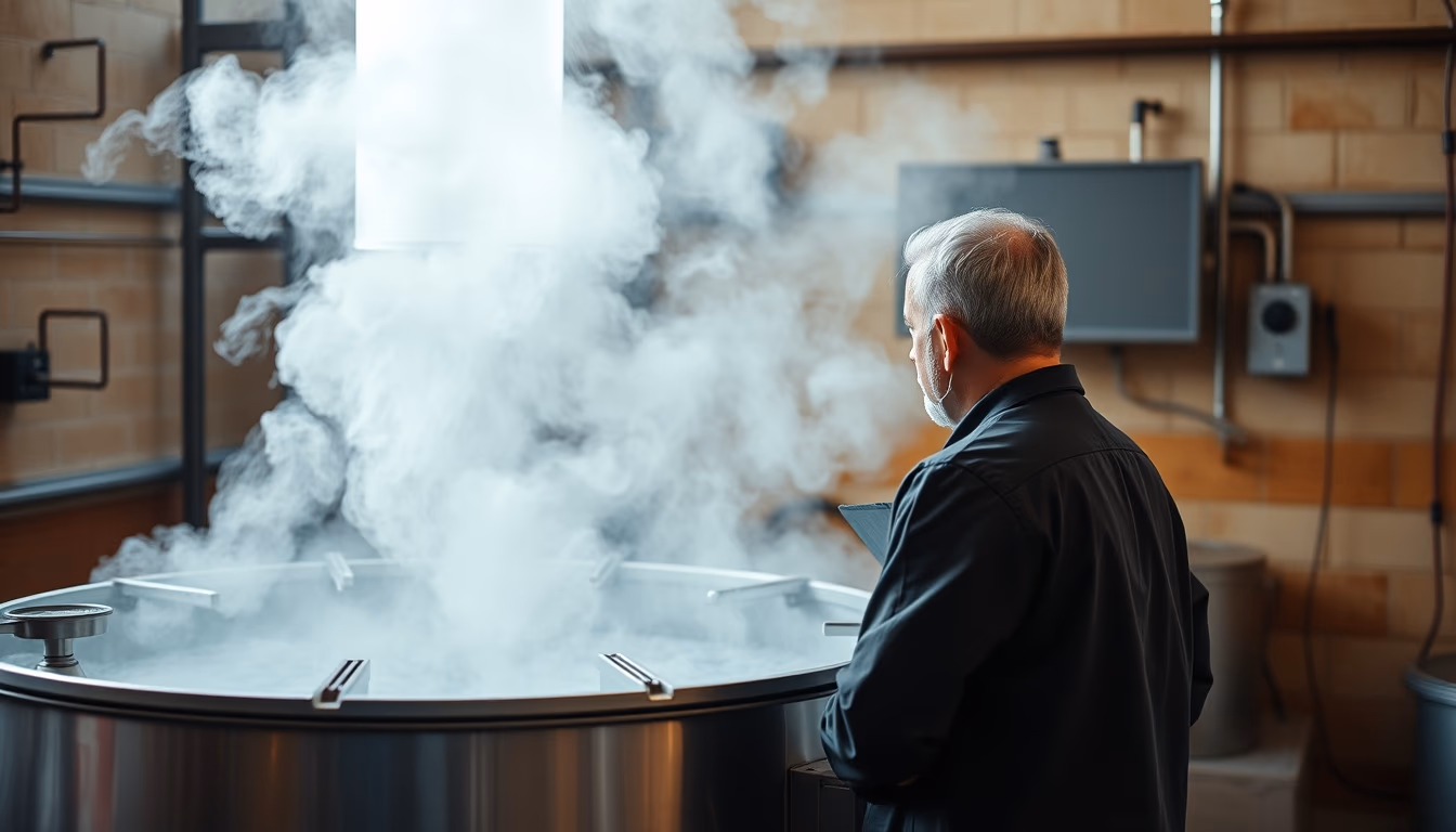 rotovap evaporator in editorial style