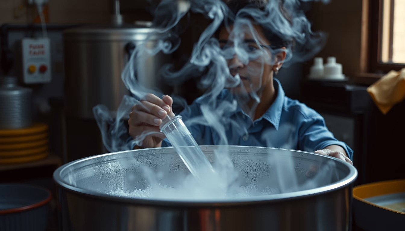 rotovap evaporator in editorial style