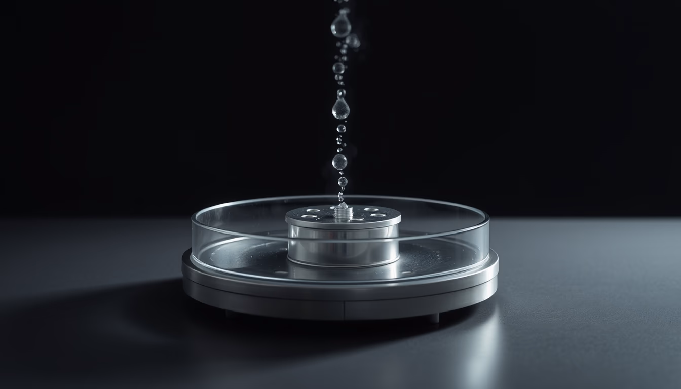 rotovap evaporator in editorial style