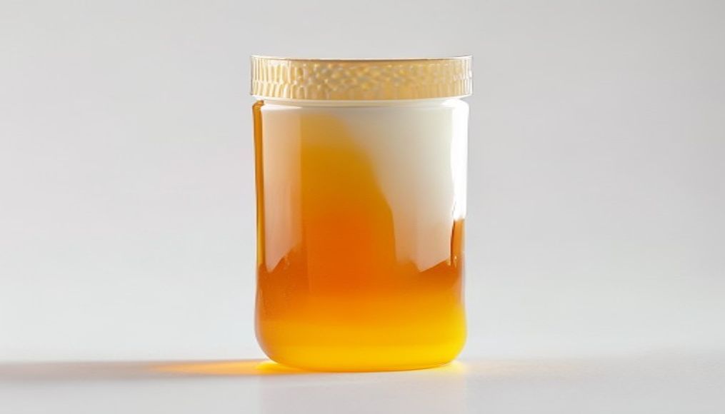 royal jelly tube in editorial style