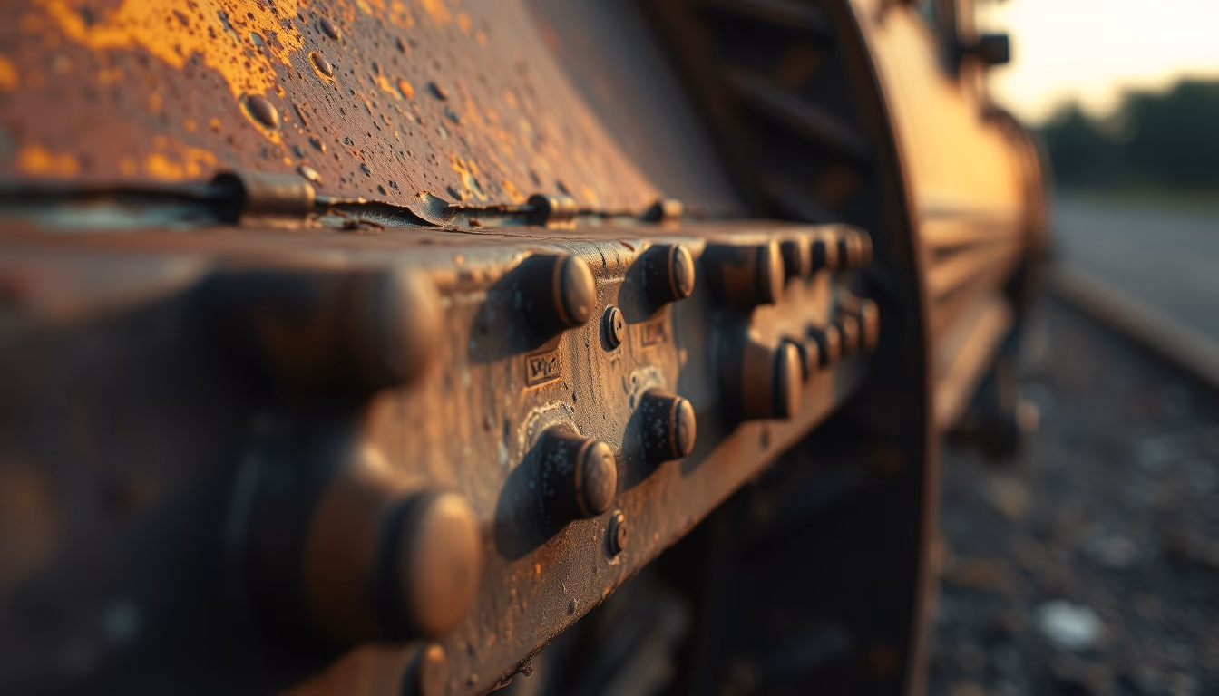 rust patina detail in editorial style