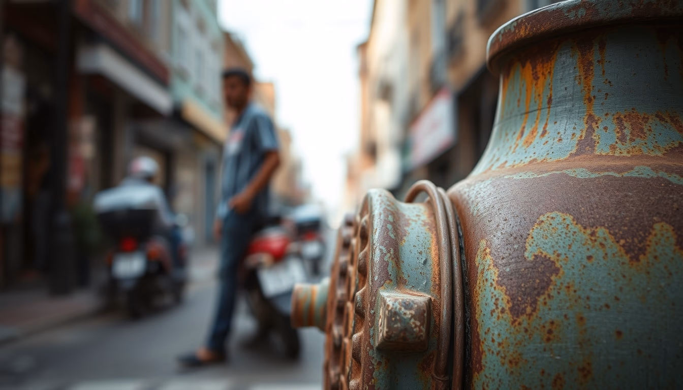 rust patina detail in editorial style