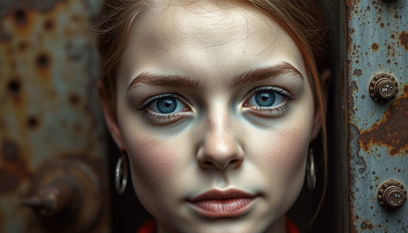 rust patina detail in editorial style