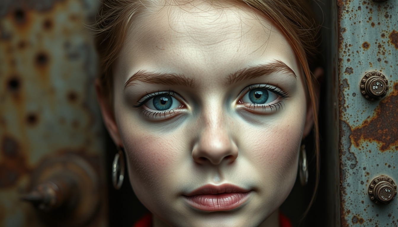 rust patina detail in editorial style