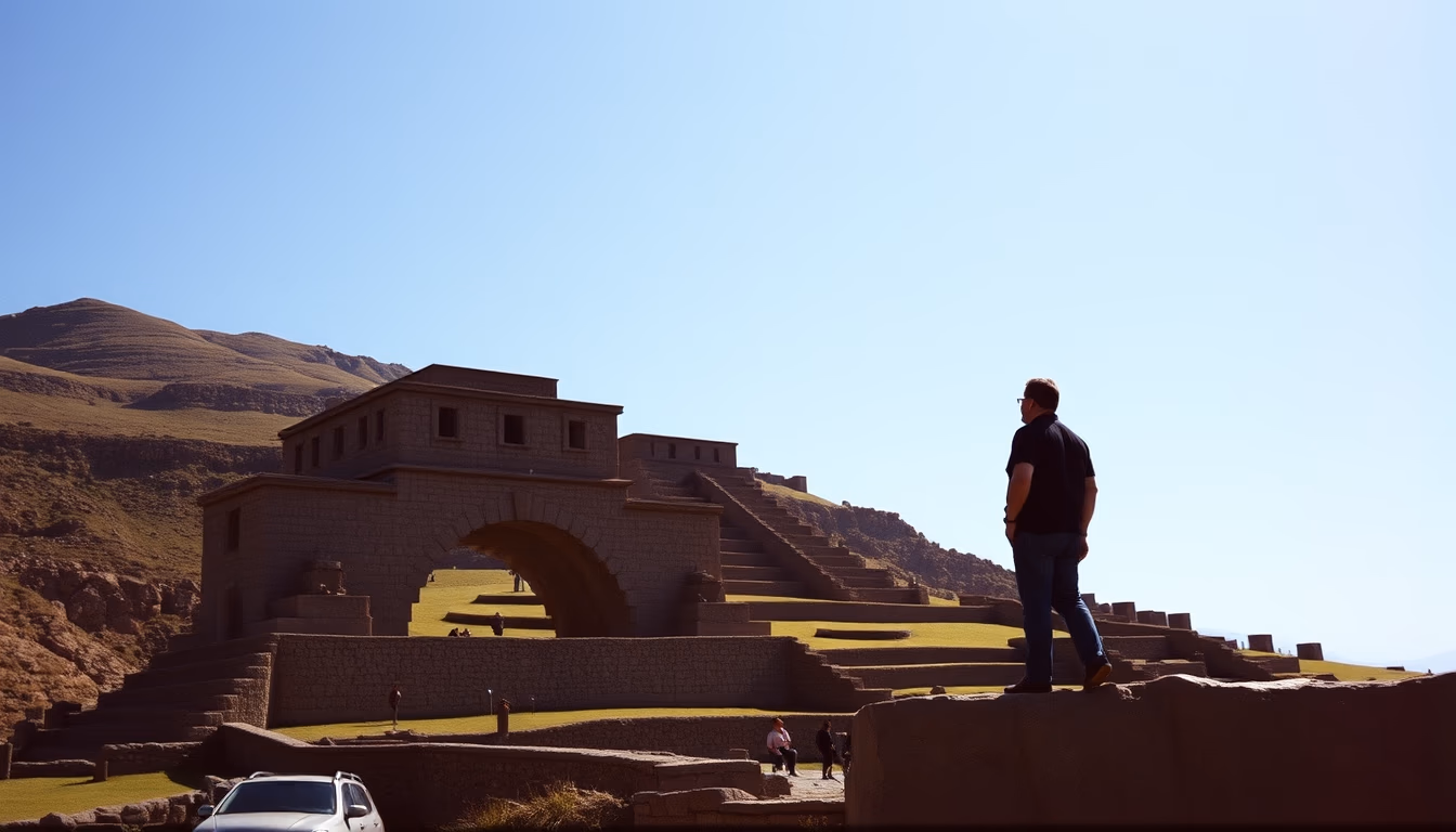 sacsayhuamán cusco in editorial style