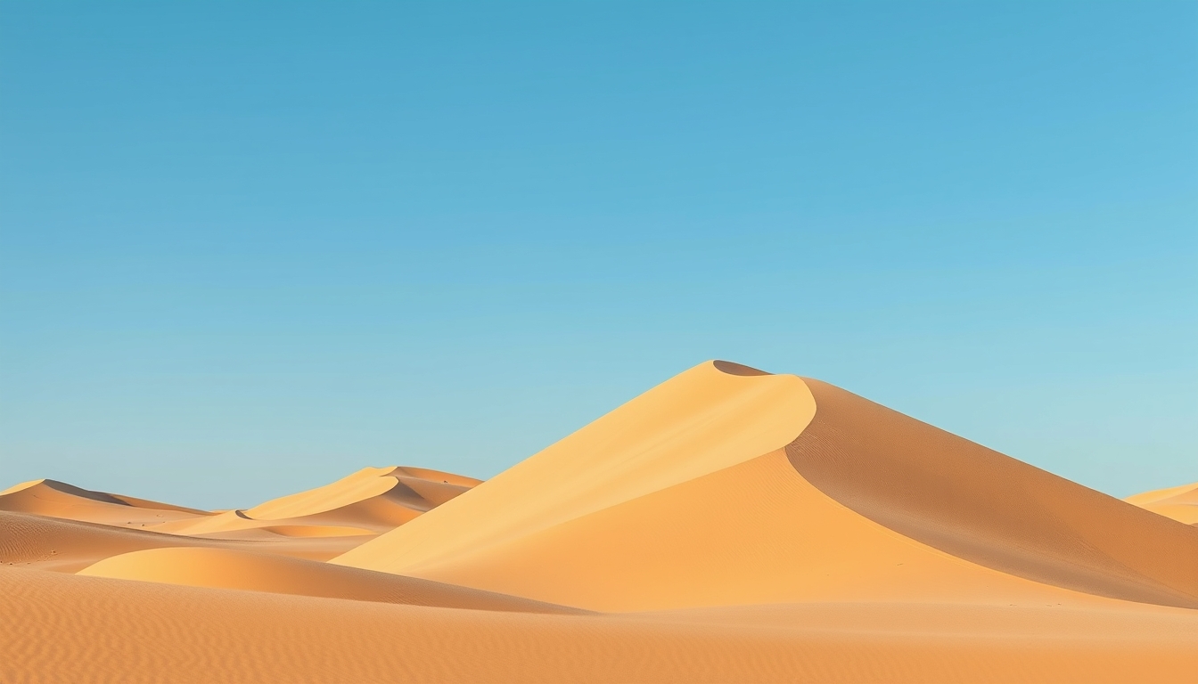 sahara desert dunes pattern in editorial style