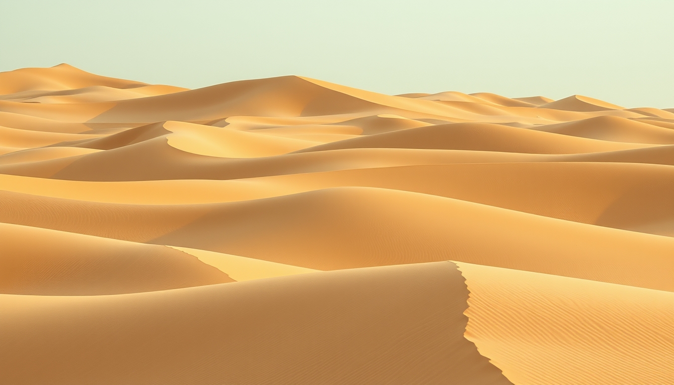 sahara desert dunes pattern in editorial style