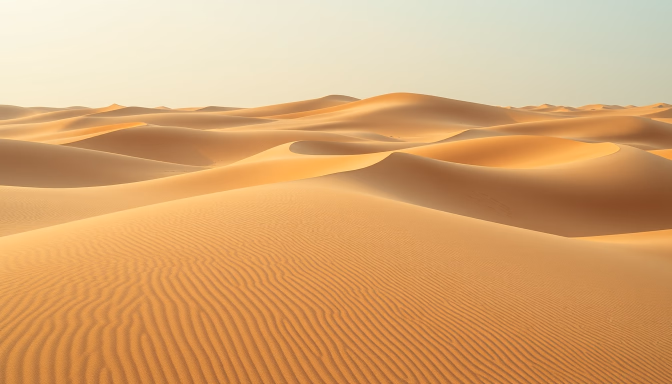 sahara desert dunes pattern in editorial style