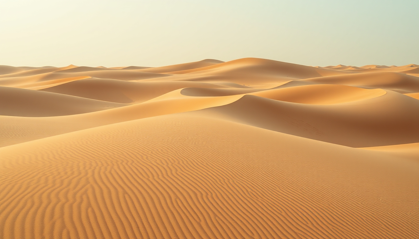 sahara desert dunes pattern in editorial style