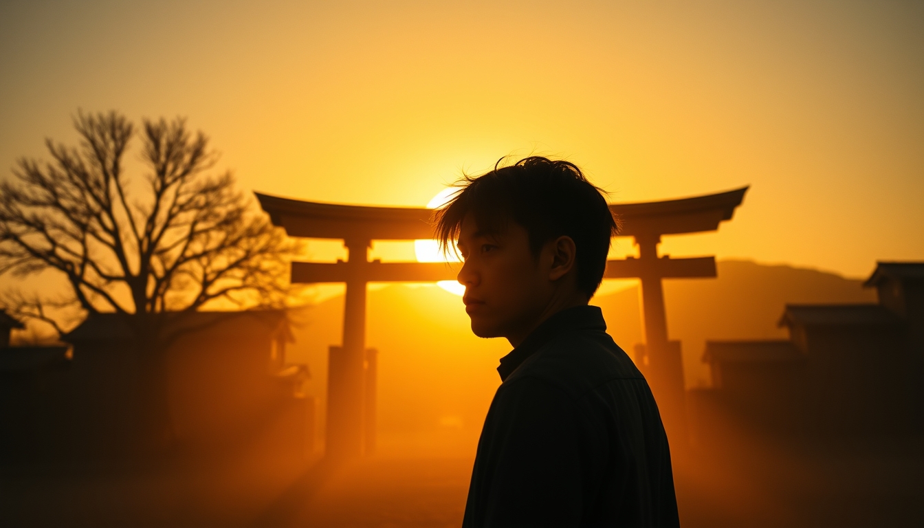 satoshi nakamoto silhouette mystery in editorial style