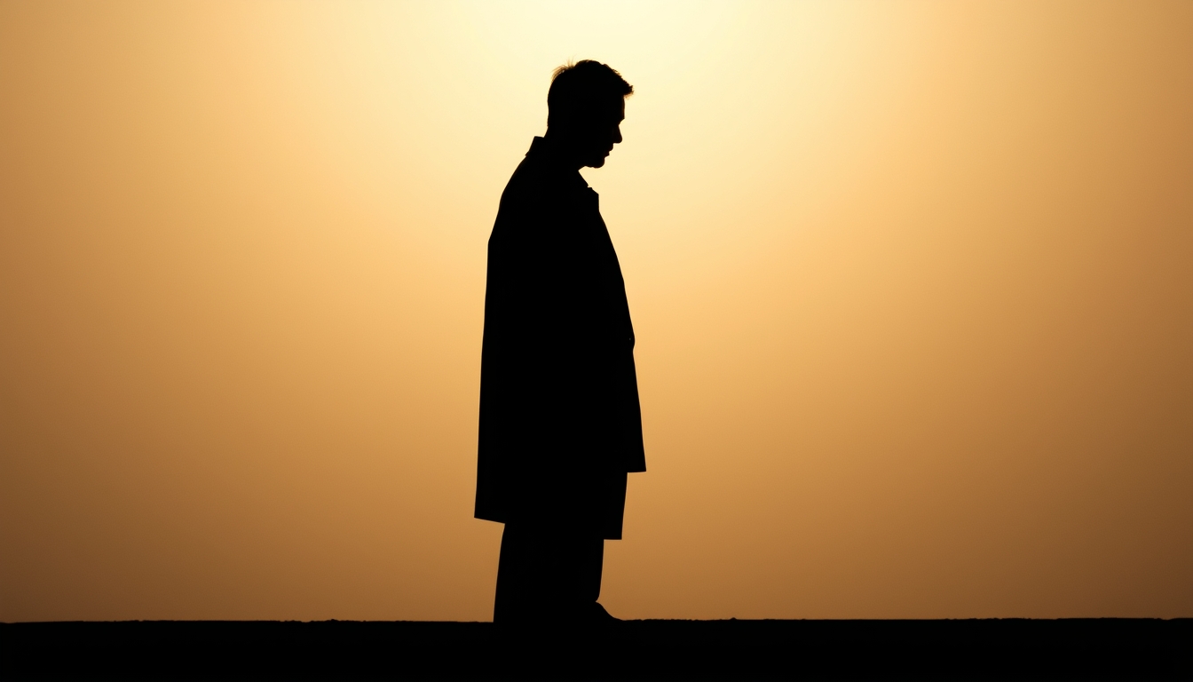 satoshi nakamoto silhouette mystery in editorial style