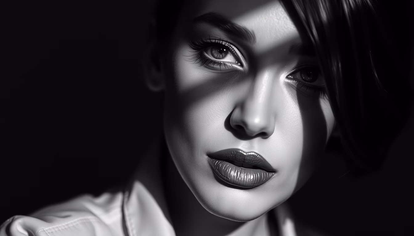 screentone manga texture in editorial style