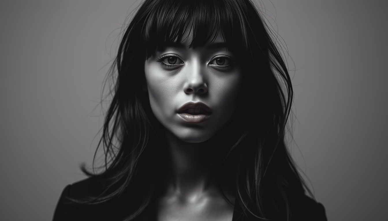 screentone manga texture in editorial style