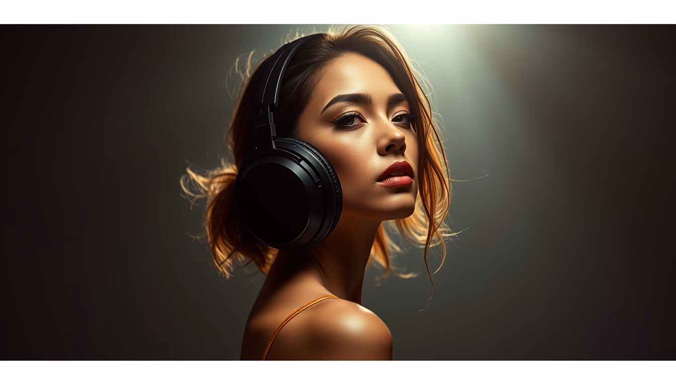 sennheiser hd open back in editorial style