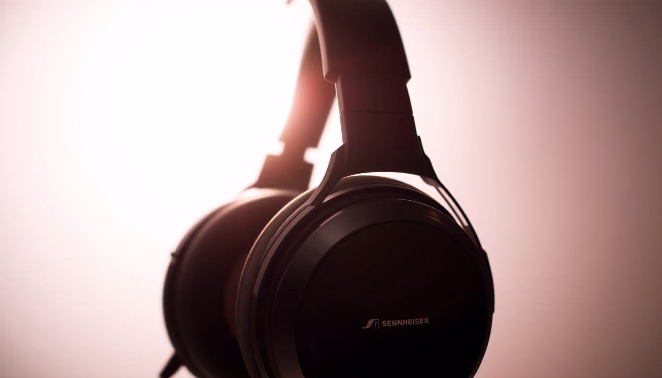 sennheiser hd open back in editorial style