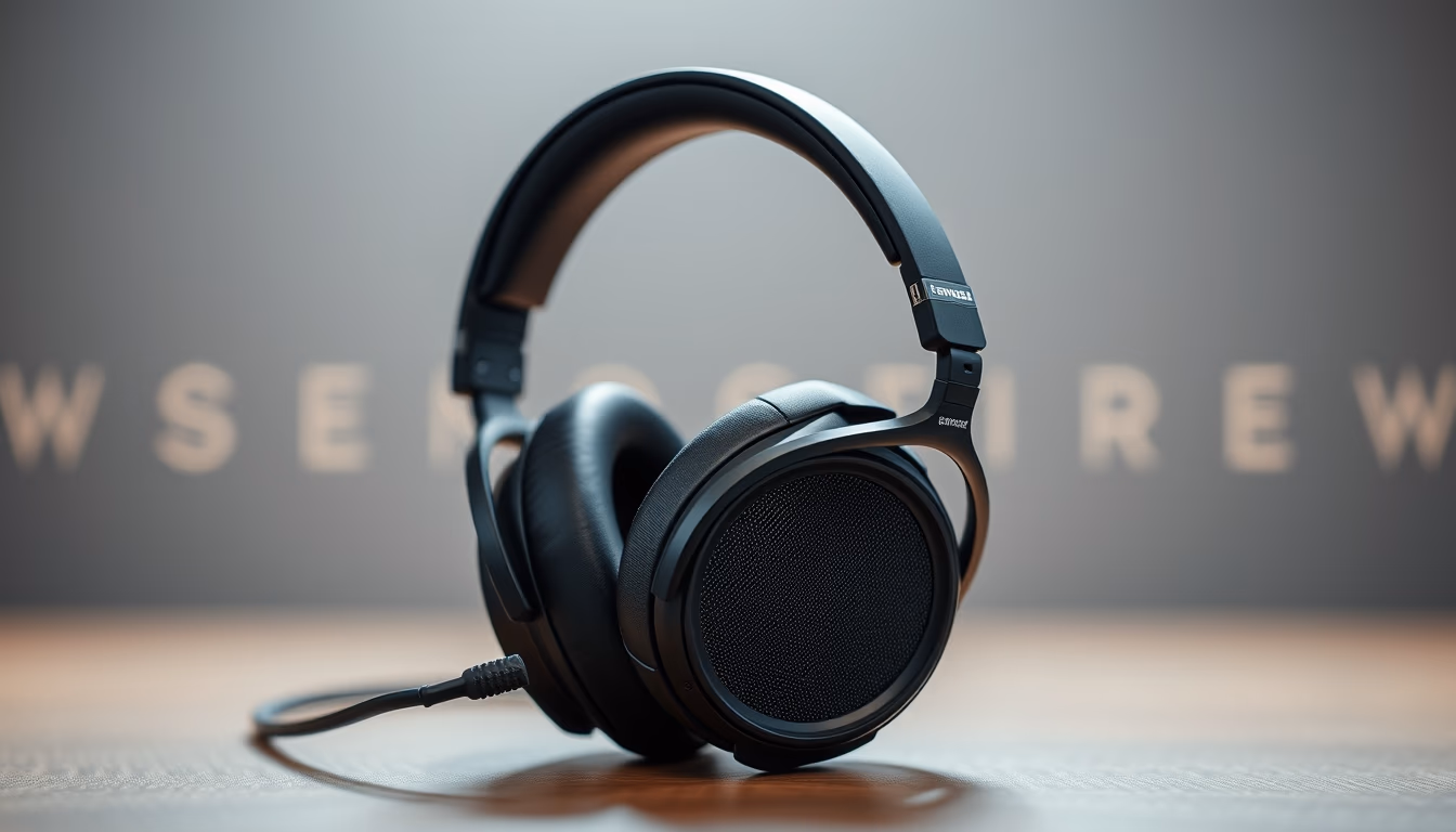 sennheiser hd open back in editorial style