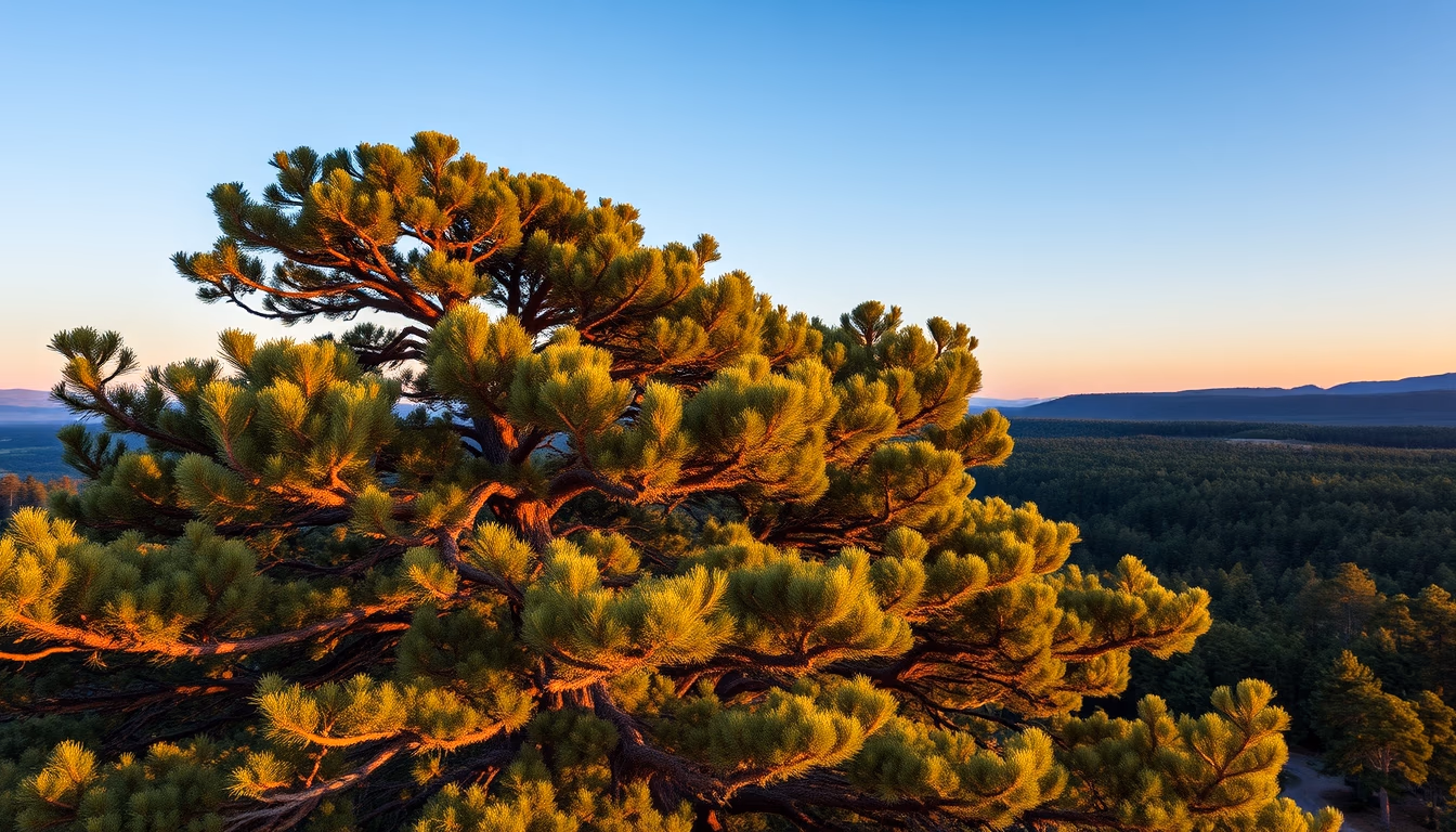 sequoia giant tree in editorial style