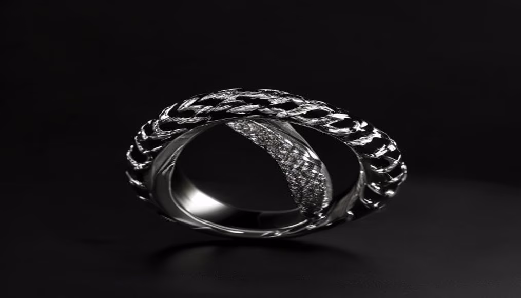 Serpenti ring bulgari coiled em fotografia editorial de luxo