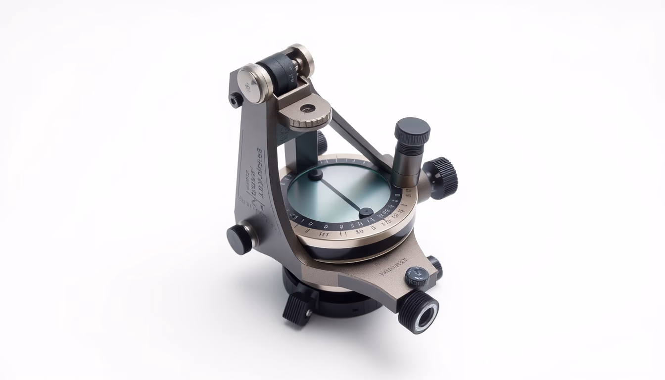 sextant navigation tool in editorial style