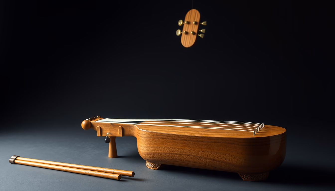 shamisen japanese in editorial style