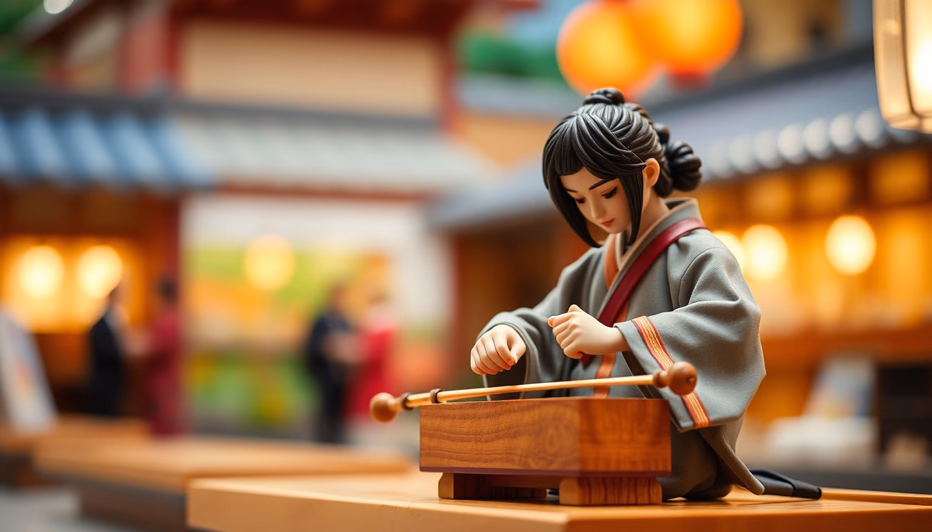 shamisen japanese in editorial style