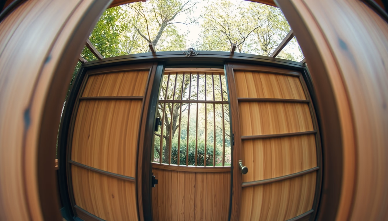 shoji screen wooden in editorial style