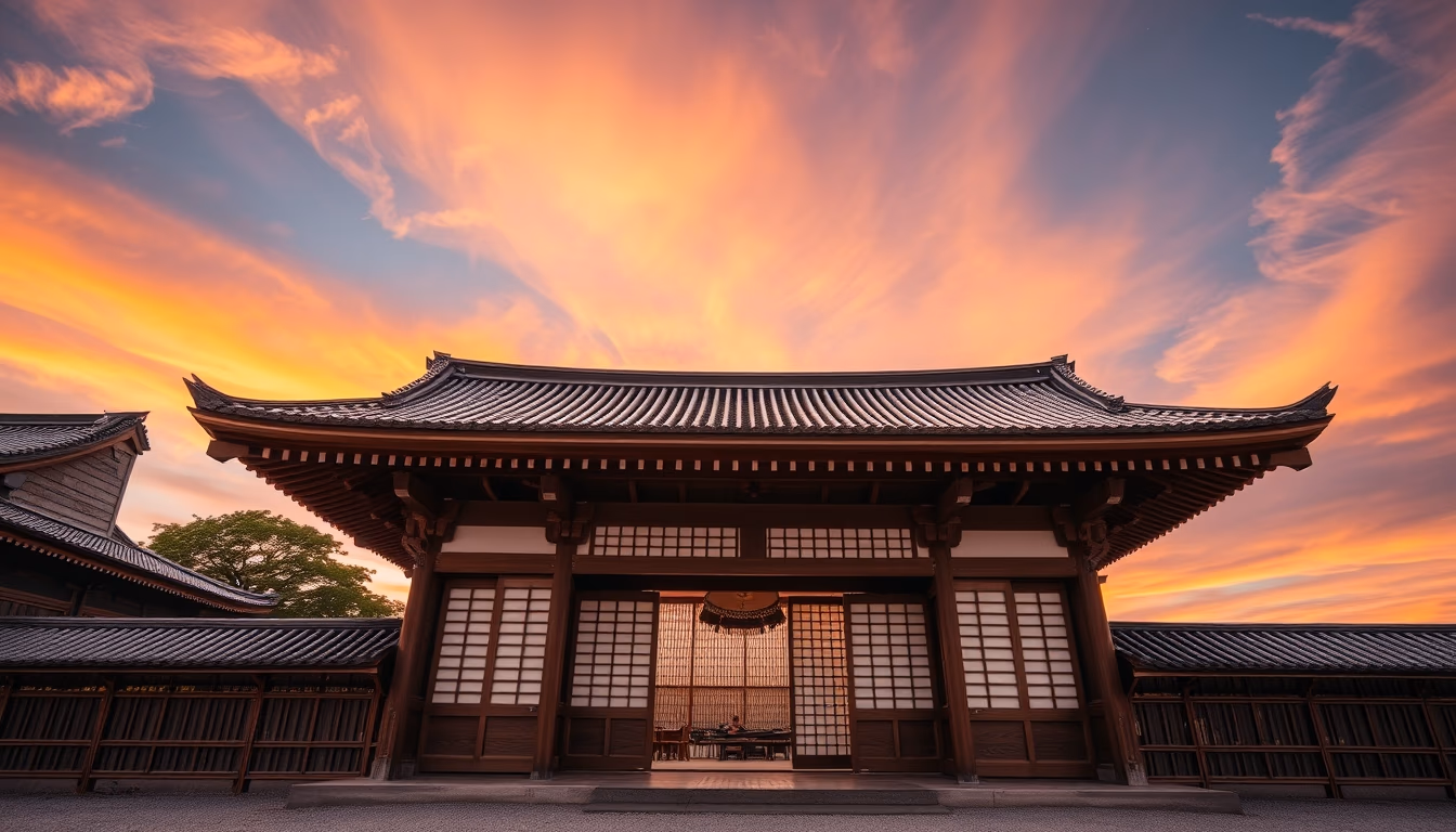 shoji screen wooden in editorial style