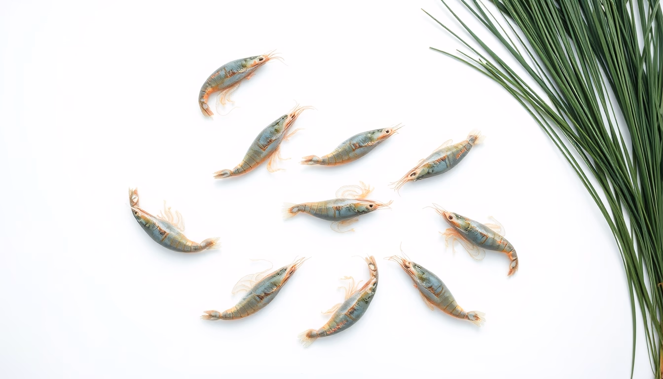 shrimp farm aerial in editorial style