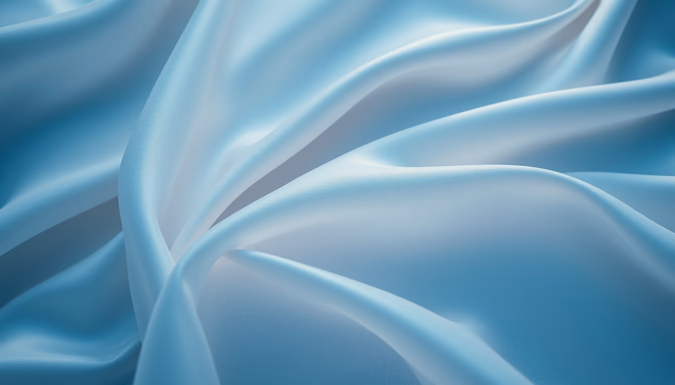 silk fabric flowing close-up in editorial style