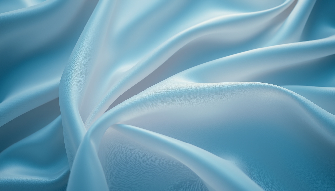 silk fabric flowing close-up in editorial style