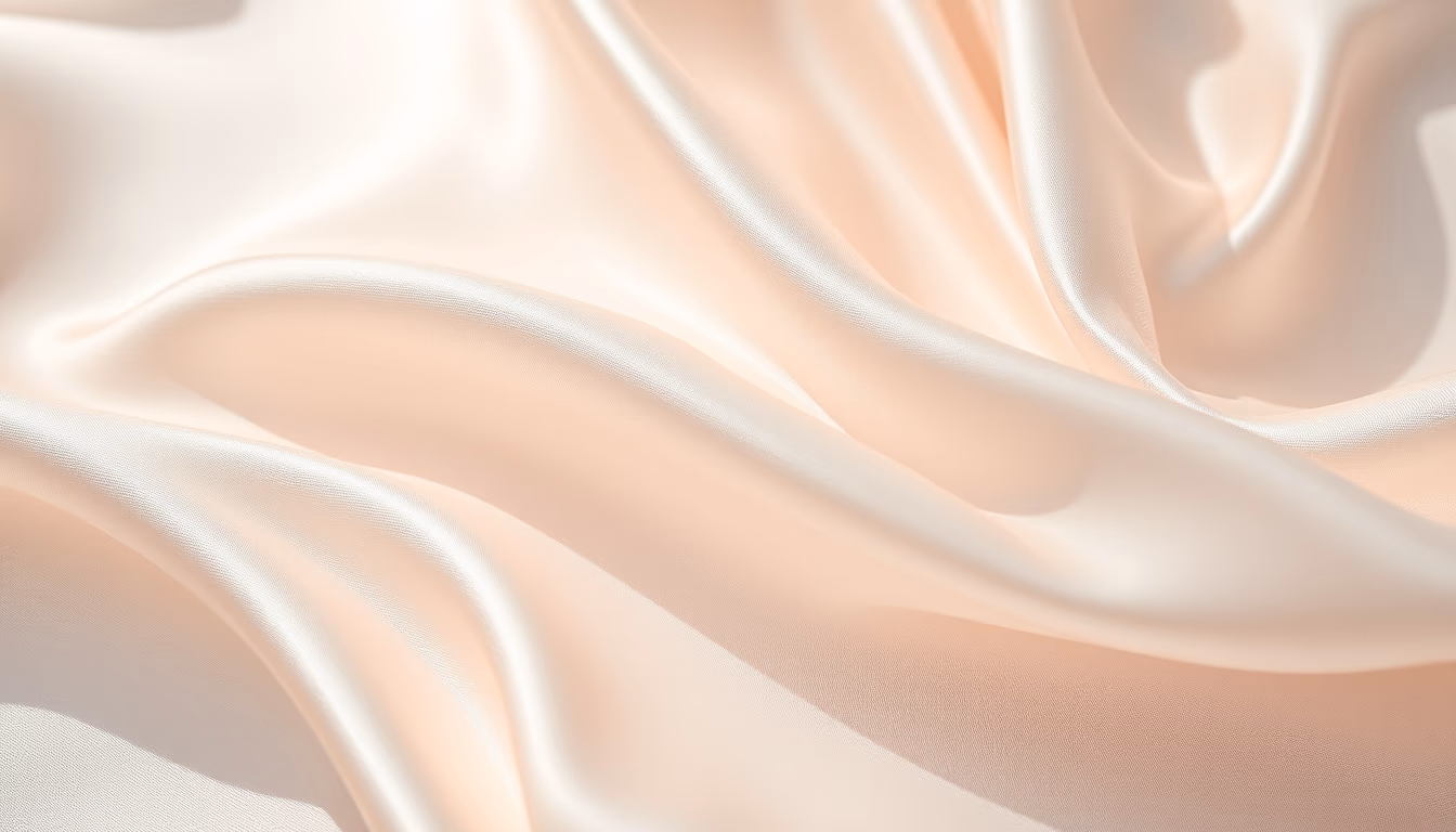 silk fabric flowing close-up in editorial style