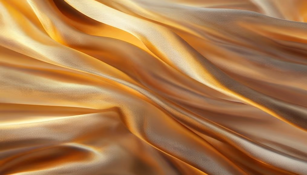 silk fabric flowing close-up in editorial style