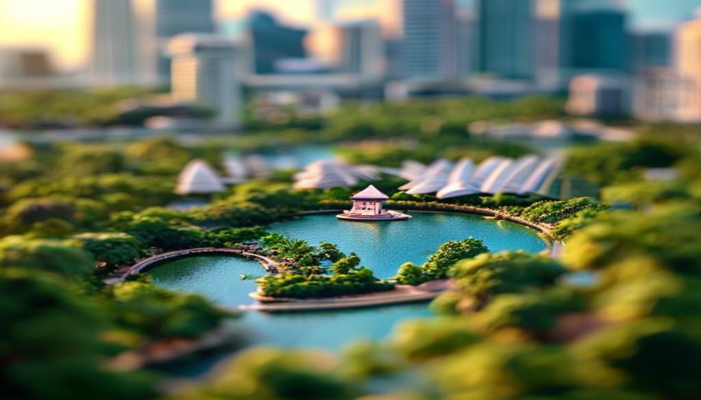 singapore gardens bay in editorial style