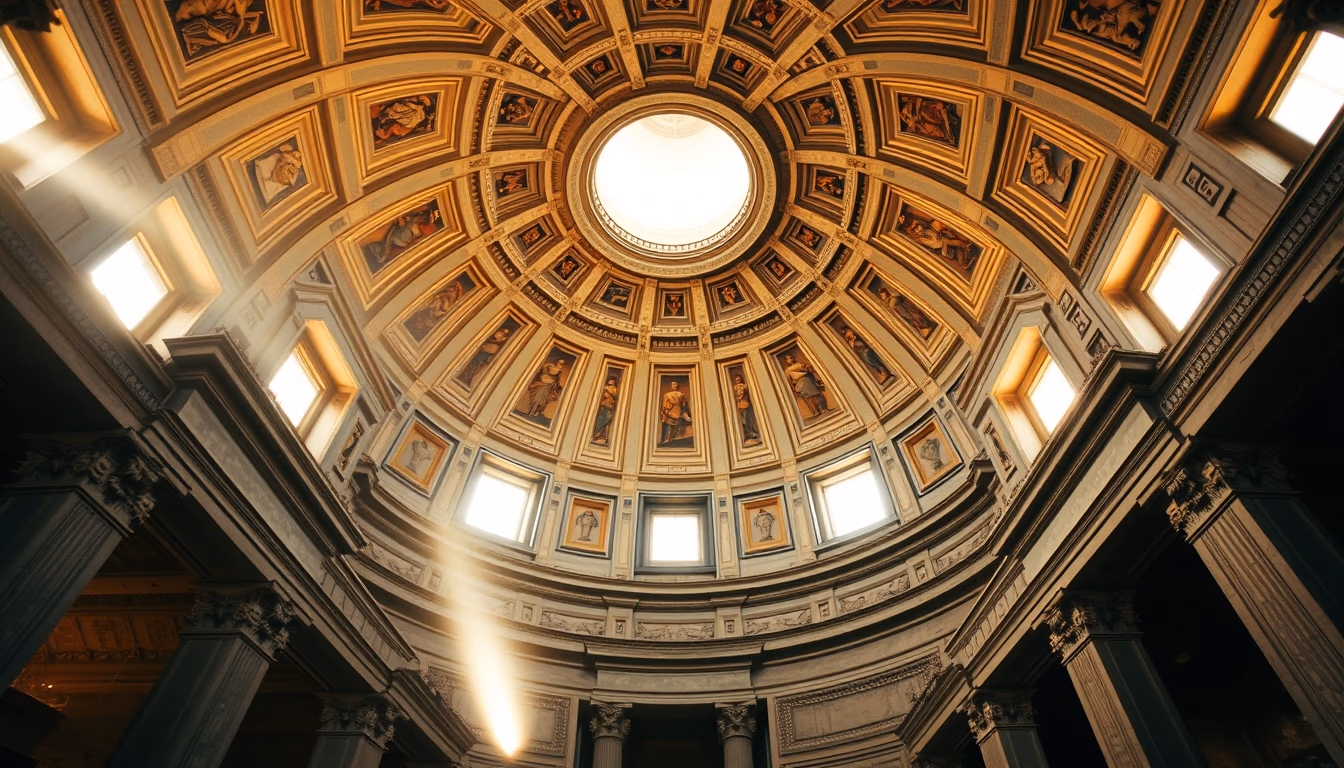 sistine chapel ceiling in editorial style