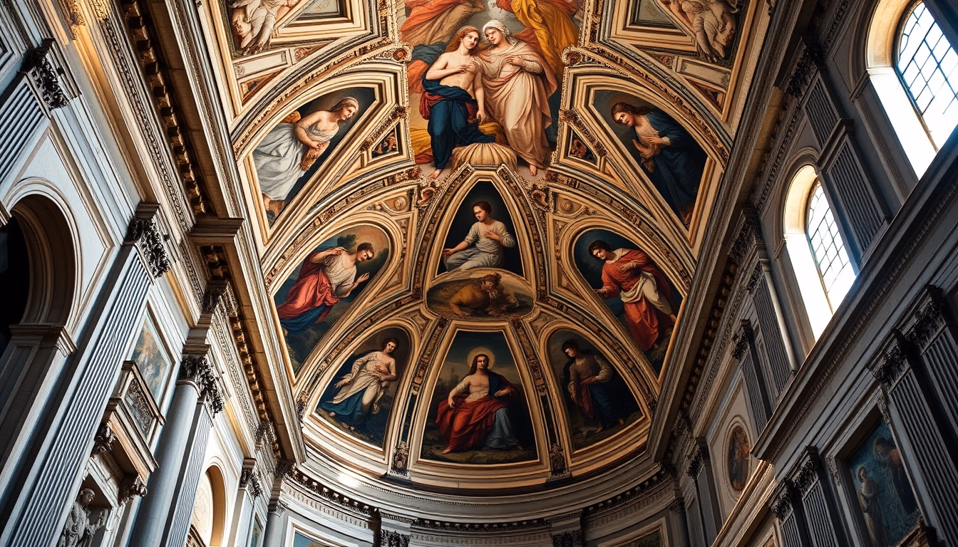 sistine chapel detail in editorial style