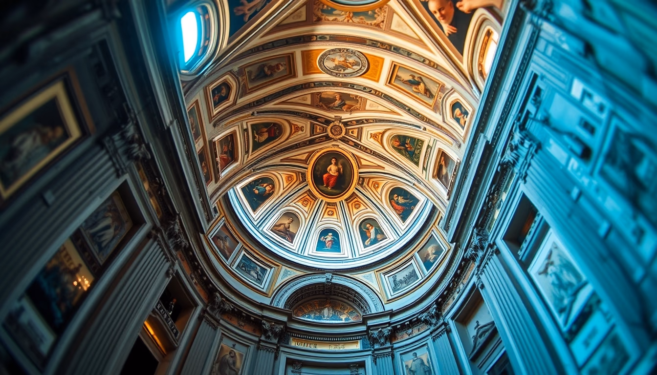 sistine chapel detail in editorial style