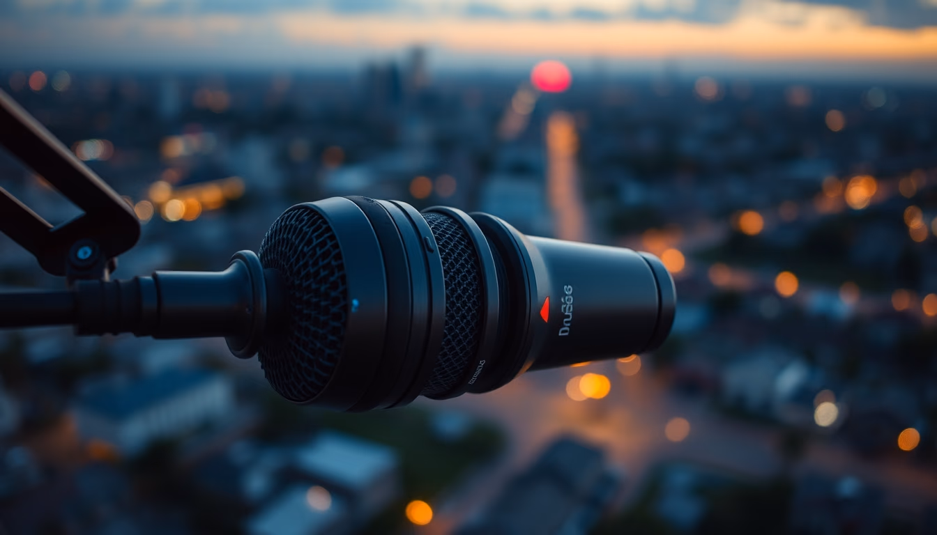 sm58 microphone classic in editorial style