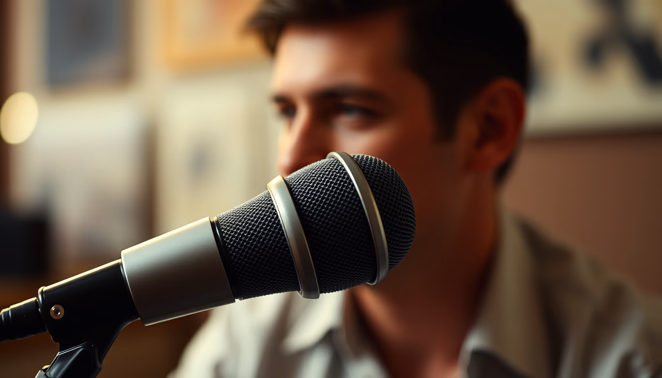 Sm58 microphone classic em estilo editorial