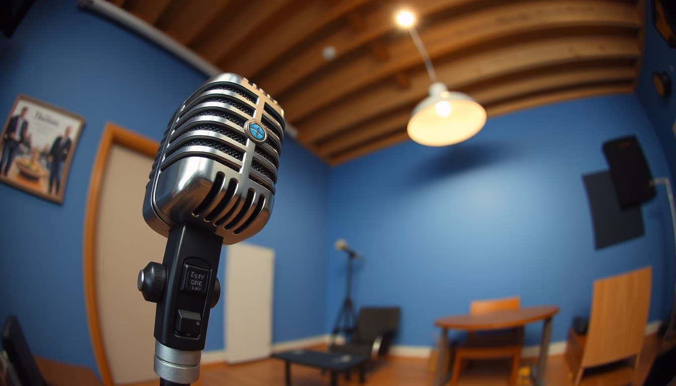 sm58 microphone classic in editorial style