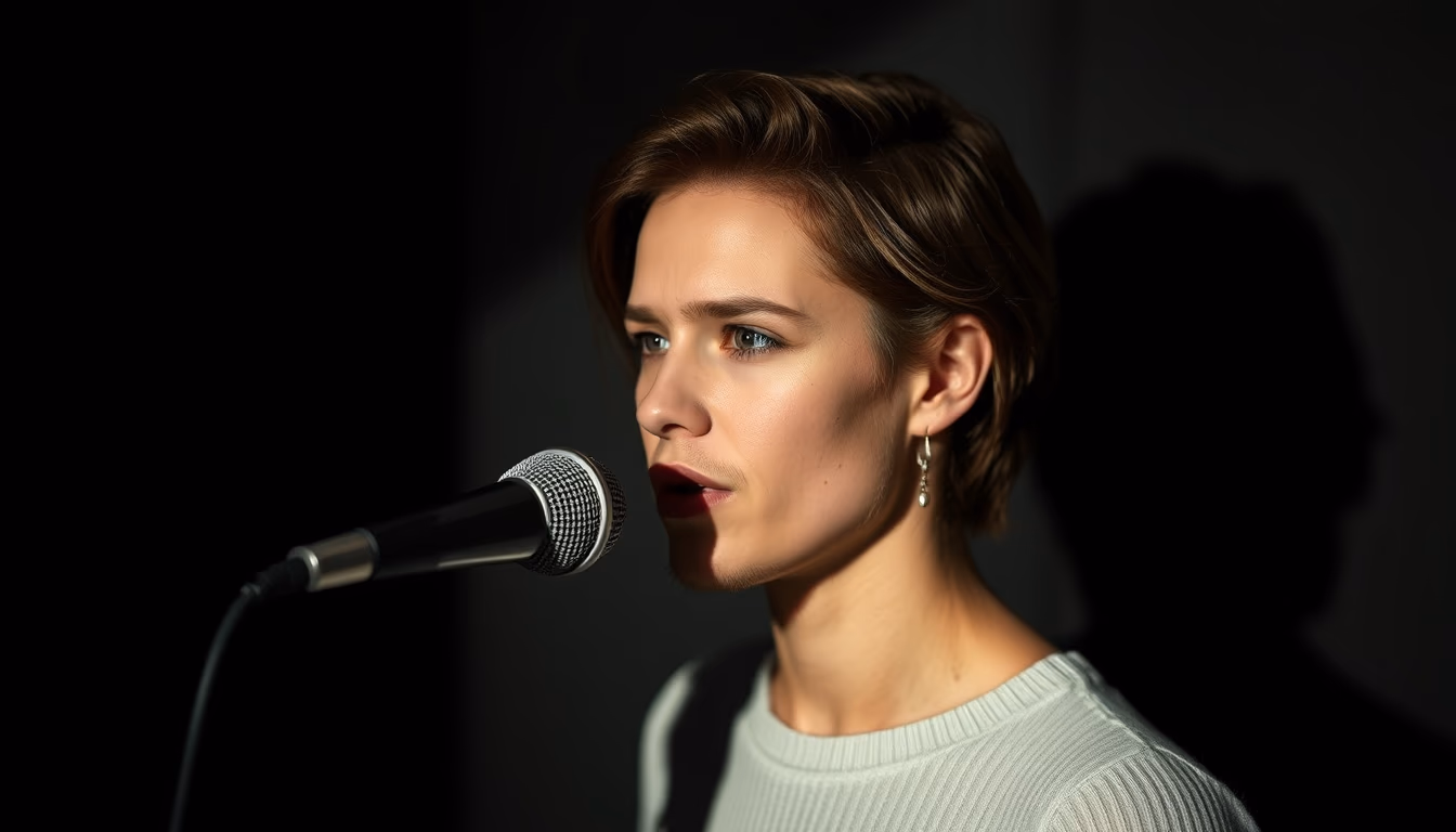 sm58 microphone classic in editorial style