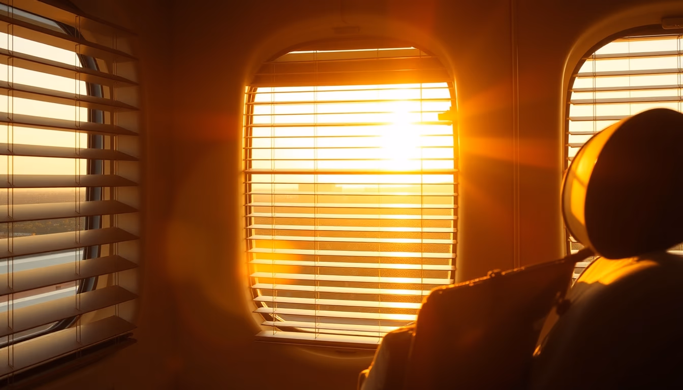 smart blinds opening sunlight in editorial style