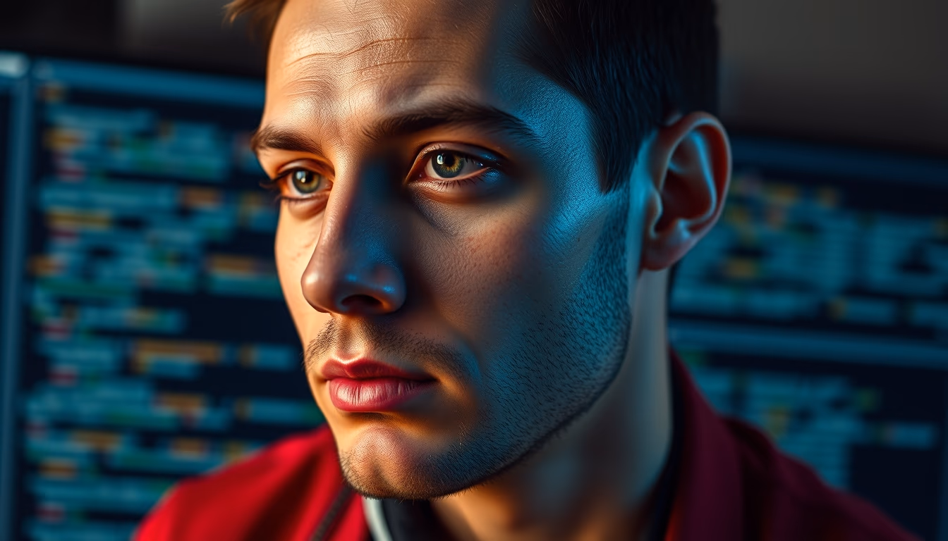 Código de smart contract on terminal IDE em estilo editorial