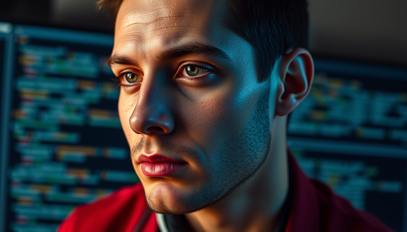 smart contract code on terminal IDE in editorial style