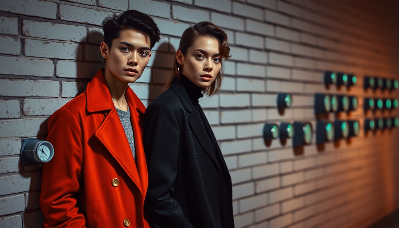 smart meter wall in editorial style